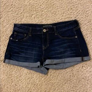 Denim shorts